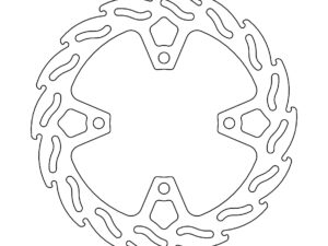 Moto-Master Flame Jarrulevy taakse Triumph Tiger 900