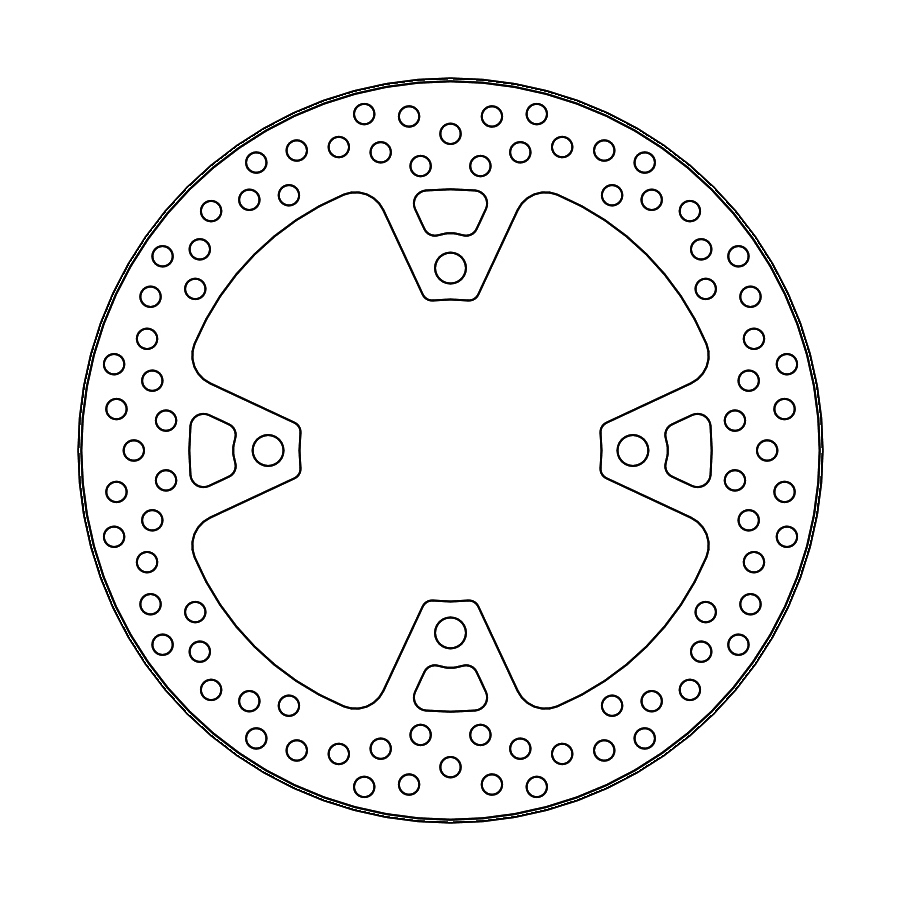 Moto-Master Halo Jarrulevy taakse Triumph Tiger 900