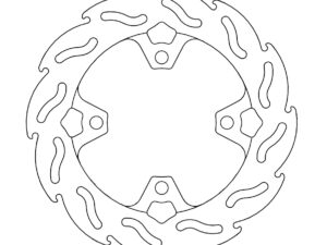 Motomaster Flame Jarrulevy taakse Honda CBR1000RR-R Fireblade / Fireblade SP 202