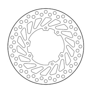 Motomaster Vintage jarrulevy eteen Honda CR (1995-2007 / 500cc1995-2001)