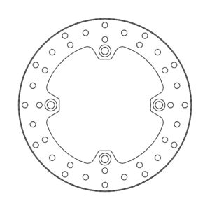 Motomaster Halo Jarrulevy taakse Yamaha: YXZ 1000R 2019>