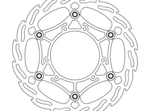 Moto-Master Flame Jarrulevy eteen Honda 260mm Floating