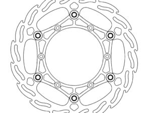 Moto-Master Flame Jarrulevy eteen Yamaha, Suzuki, 260mm Floating