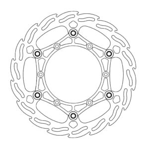 Moto-Master Flame Jarrulevy eteen Yamaha, Suzuki, 260mm Floating