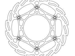 Moto-Master Flame Jarrulevy eteen Kawasaki 260mm Floating
