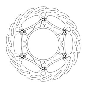 Moto-Master Flame Jarrulevy eteen Kawasaki 260mm Floating