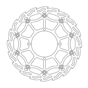 Moto-Master SM Street Flame Jarrulevy eteen Kawasaki: KX 450F