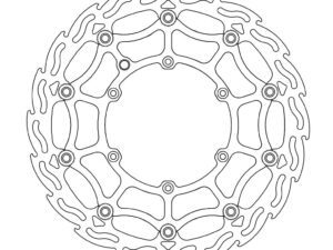 Moto-Master SM Street Flame Jarrulevy eteen KTM: All models. Supermotard s