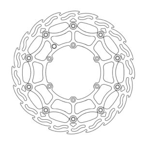 Moto-Master SM Street Flame Jarrulevy eteen KTM: All models. Supermotard s