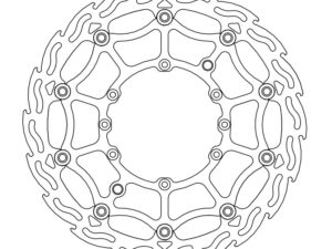 Moto-Master SM Street Flame Jarrulevy eteen Husaberg: All models 1993-1999