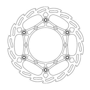 Moto-Master Flame Jarrulevy eteen Yamaha 260mm Floating
