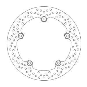 Moto-Master Halo Jarrulevy eteen R1200GS, ADVENTURE (riveted)