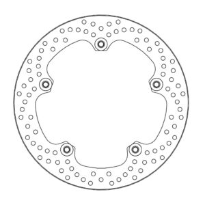 Moto-Master Halo Jarrulevy eteen BMW: R850/1100/1150, K1200, R1200 (riveted)