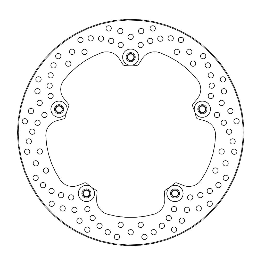Moto-Master Halo Jarrulevy eteen BMW: R850/1100/1150, K1200, R1200 (riveted)