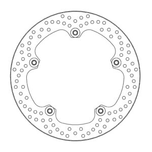 Moto-Master Halo Jarrulevy eteen BMW: R1100S, HP2 Enduro (riveted)
