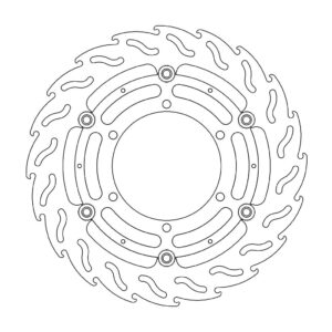Moto-Master Flame Jarrulevy eteen oikea BMW: R850R/RT, K1100LT/RS, R1100R/RS/RT