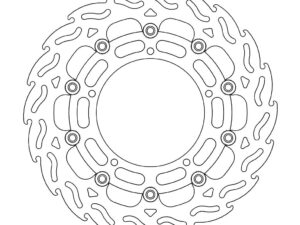 Moto-Master Flame Jarrulevy eteen oikea Yamaha: YZF R6