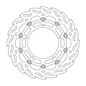 Moto-Master Flame Jarrulevy eteen oikea Yamaha: YZF R6