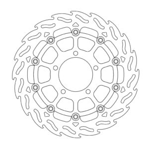 Moto-Master Flame Jarrulevy eteen oikea Kawasaki: ZX10R