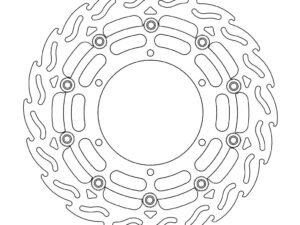 Moto-Master Flame Jarrulevy eteen vasen Yamaha: YZF R7, FJR 1300, MT-01
