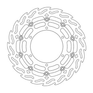 Moto-Master Flame Jarrulevy eteen vasen Yamaha: YZF R7, FJR 1300, MT-01