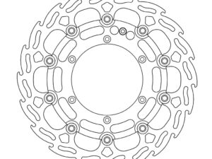 Moto-Master Flame Jarrulevy eteen Yamaha (special Dakar version)