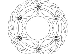 Moto-Master Flame Oversize Jarrulevy eteen 270  Kawasaki