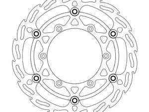 Moto-Master Flame Oversize Jarrulevy eteen 270  Yamaha