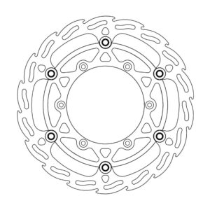 Moto-Master Flame Oversize Jarrulevy eteen 270  Yamaha
