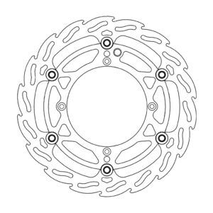 Moto-Master Flame Oversize Jarrulevy eteen 270  Husqvarna