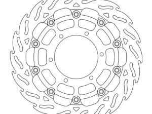 Moto-Master Racing Flame Jarrulevy eteen vasen 5,5mm Suzuki