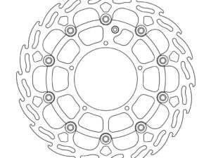 Moto-Master Flame Jarrulevy eteen BMW Dakar