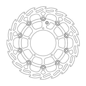Moto-Master Flame Jarrulevy eteen BMW Dakar