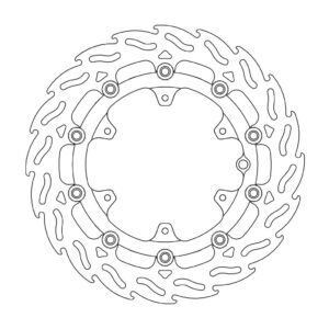 Moto-Master Flame Jarrulevy eteen oikea KTM 990 Adventure, ABS