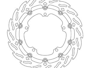 Moto-Master Flame Jarrulevy eteen vasen Triumph: Speed Triple, Sprint, Trophy