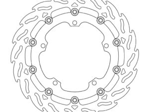 Moto-Master Flame Jarrulevy eteen oikea Triumph: Speed Triple, Sprint, Trophy