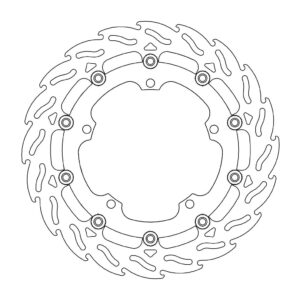 Moto-Master Flame Jarrulevy eteen oikea Triumph: Speed Triple, Sprint, Trophy