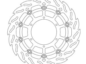 Moto-Master Flame Jarrulevy eteen oikea BMW: G650GS, F800GS