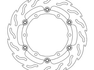 Moto-Master Flame Jarrulevy eteen vasen Yamaha: Tmax  2008 >