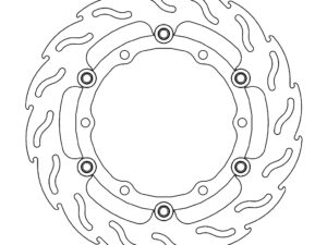 Moto-Master Flame Jarrulevy eteen oikea Yamaha: Tmax 2008 >