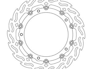 Moto-Master Flame Jarrulevy eteen vasen BMW: F800S/ST, R850R/RT, R900RT, R1100S,