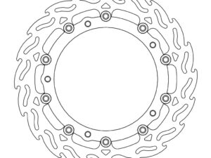 Moto-Master Flame Jarrulevy eteen oikea BMW: F800S/ST, R850R/RT, R900RT, R1100S,
