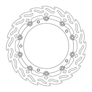 Moto-Master Flame Jarrulevy eteen oikea BMW: F800S/ST, R850R/RT, R900RT, R1100S,