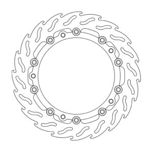 Moto-Master Flame Jarrulevy eteen vasen BMW: R850GS/C/R/RT, R1100GS/R/RT/S, R115