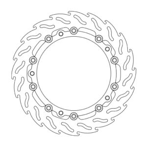 Moto-Master Flame Jarrulevy eteen oikea BMW: R850GS/C/R/RT, R1100GS/R/RT/S, R115