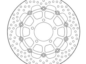 Moto-Master Halo Jarrulevy eteen Kawasaki: ZX-10R Ninja/ABS, GTR1400/ABS, ZZR140