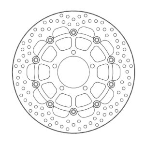 Moto-Master Halo Jarrulevy eteen Kawasaki: ZX-10R Ninja/ABS, GTR1400/ABS, ZZR140