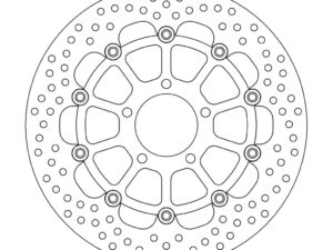 Moto-Master Halo Jarrulevy eteen Suzuki: DL 650-1000 V-Strom, SV 1000, Kawasaki