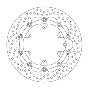 Moto-Master Halo Jarrulevy eteen KTM: 990 Adventure/ABS