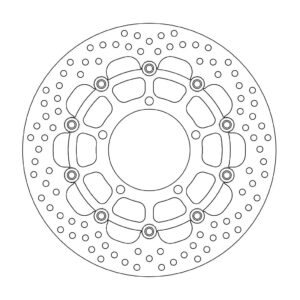 Moto-Master Halo Jarrulevy eteen Suzuki: GSX R600/R750/R1000
